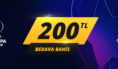 Bahis Sihirbazından Avrupa'ya 200 TL europa league