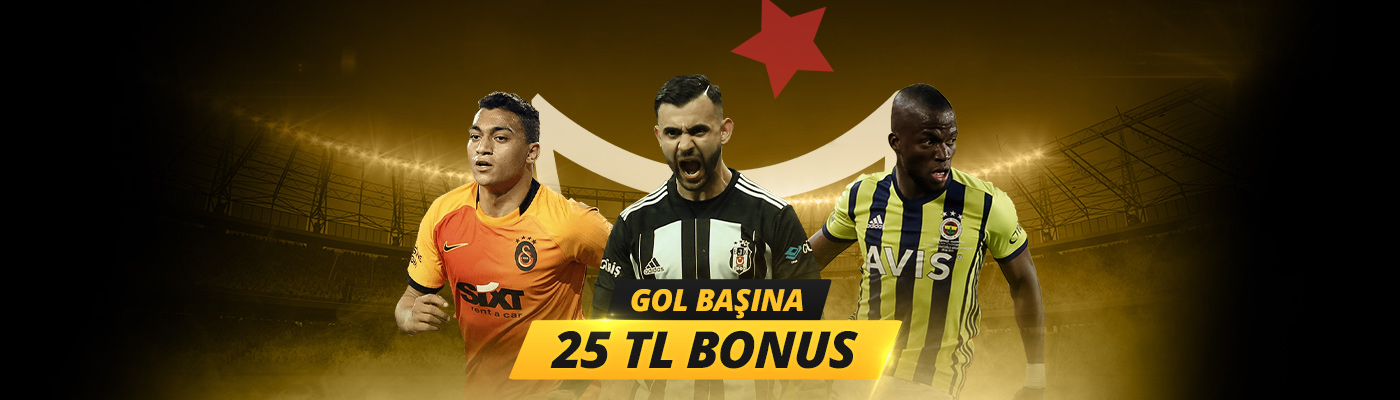 Şampiyonluk Haftasında Üç Büyüklerin Her Golüne 25 TL Bonus