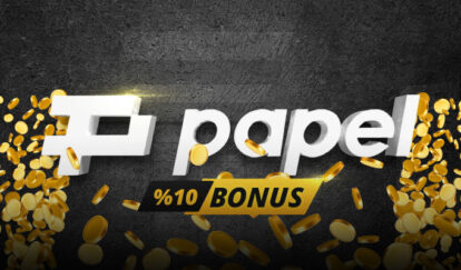 Papel’le her gün %10 Bonus cebinde desktop banner